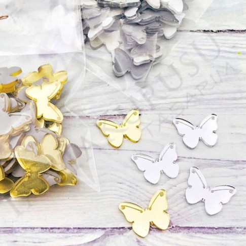 Pleksi ayna lazer kesim Mini Kelebek